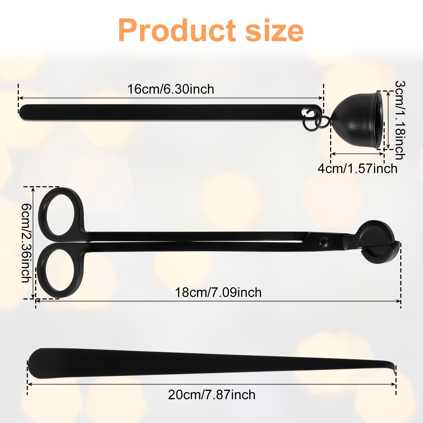 Wick Dipper Tool - Herramienta de extinción de velas de