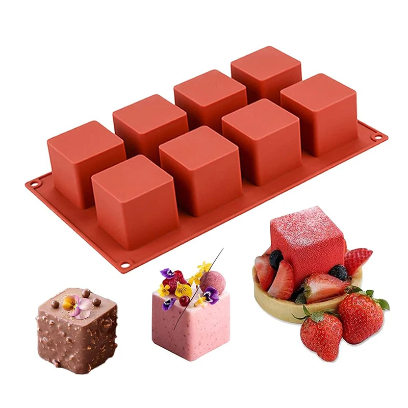 Candle Supplies Eu - Molde cuadrado de 8 cavidades para