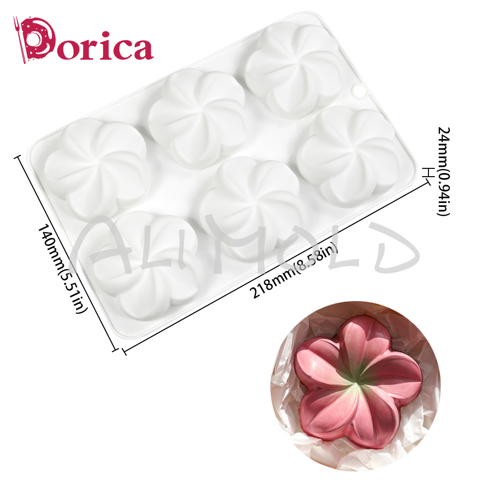 Molde de silicona de 6 cavidad - Candle Supplies Eu reseña y precio