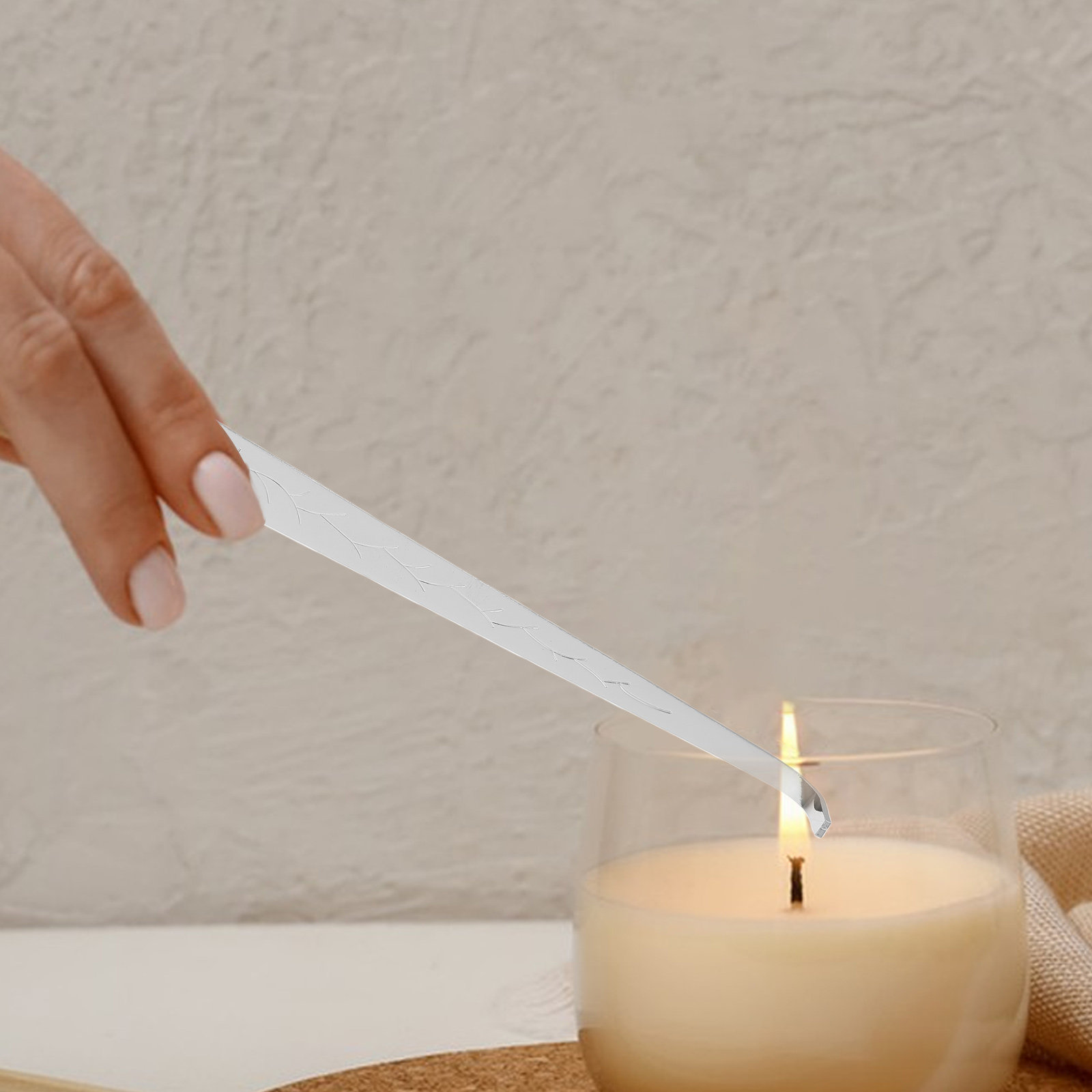 2 piezas de apagavelas de acer - Wick Dipper Tool reseña y precio
