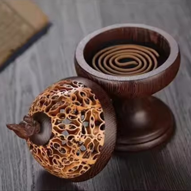 Quemador de incienso de madera - Zen Candle Supplies reseña y precio